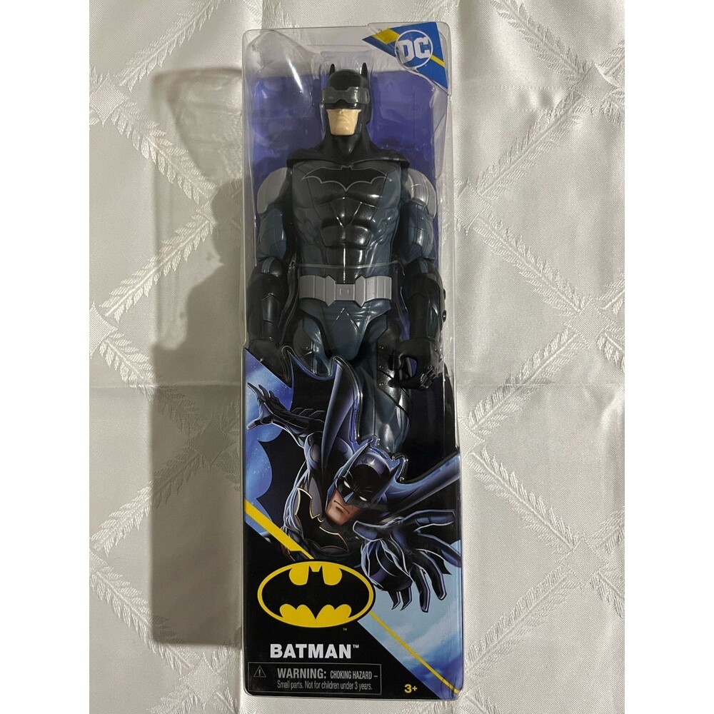 New 12 Inch Combat BATMAN Collectible Action Figure DC Comics Spinmaster